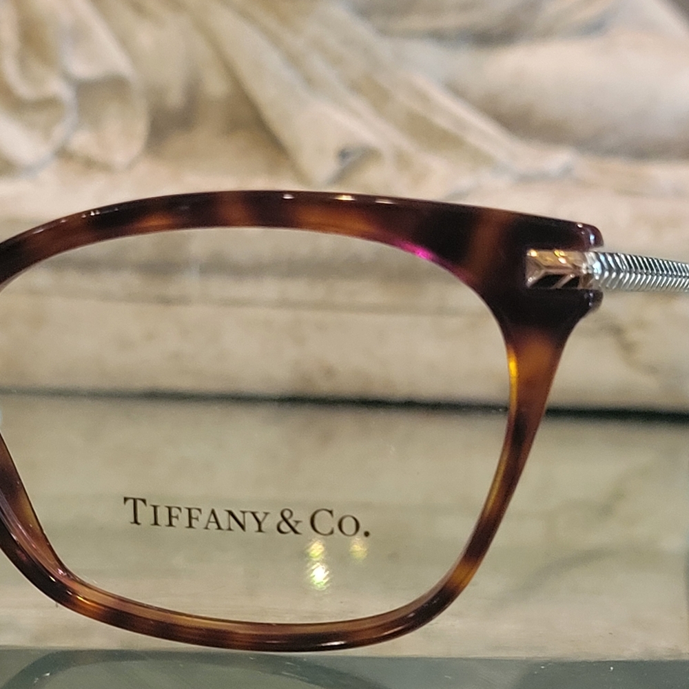 Tiffany & Co TF2194 Perscription Frames Only Havanah Gold Luxury Designer #95 - Picture 14 of 16